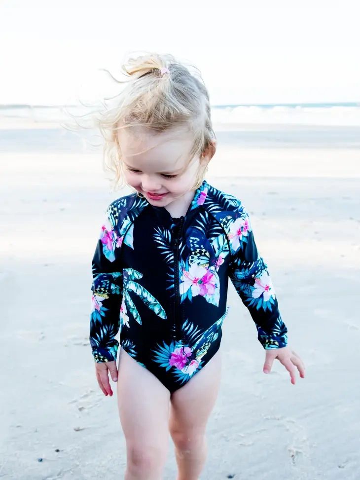 Baby Swimsuit (nappychange) 'Daintree Dusk' Size 2